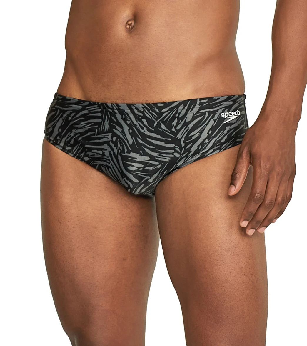 Speedo Men's Abstract Tiger Brief Swimsuit - Image 13
