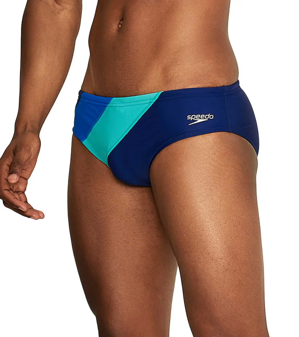 Speedo Men's Colorblock Solar Brief Swimsuit - Image 13