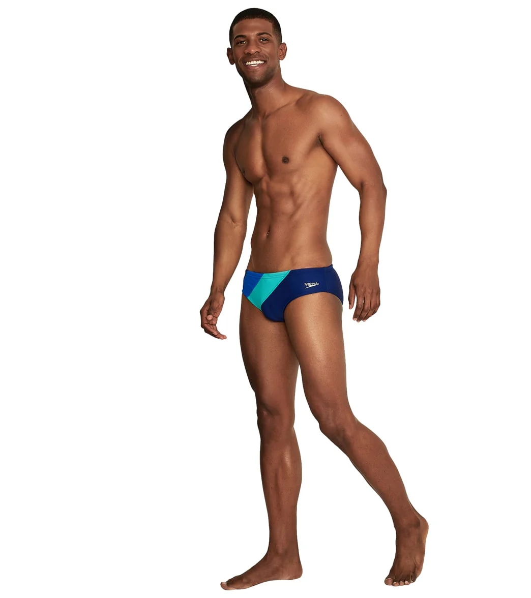Speedo Men's Colorblock Solar Brief Swimsuit - Image 15