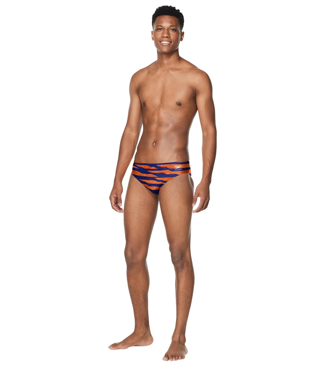 Speedo Men's Contort Stripes Brief Swimsuit - Image 11