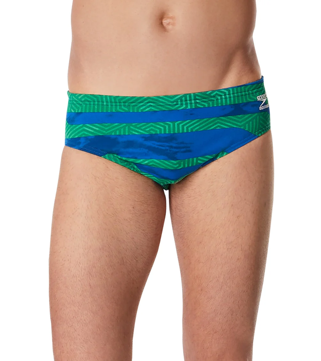 Speedo Men's Contort Stripes Brief Swimsuit - Image 13