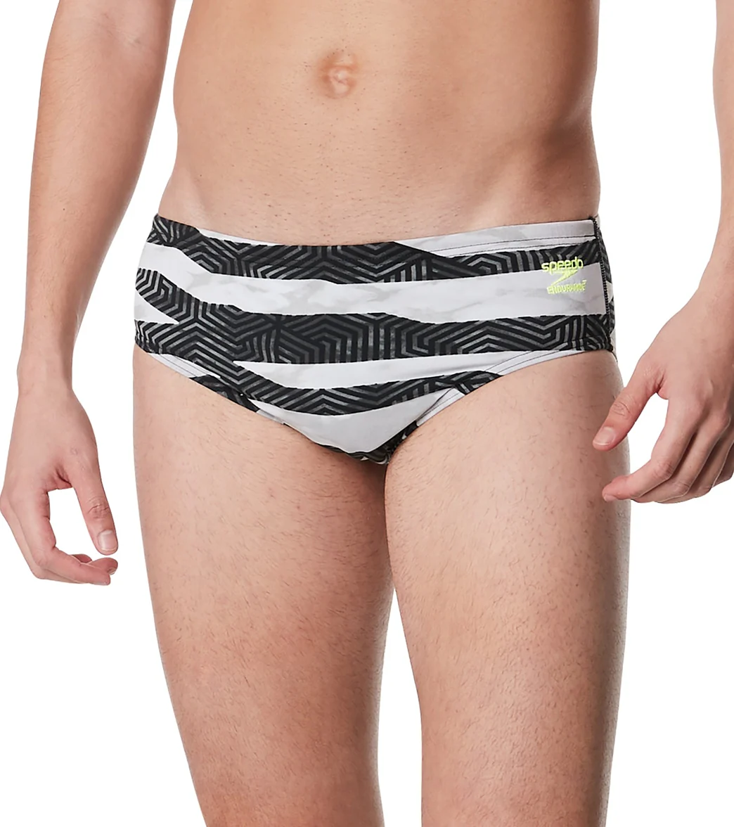 Speedo Men's Contort Stripes Brief Swimsuit - Image 18