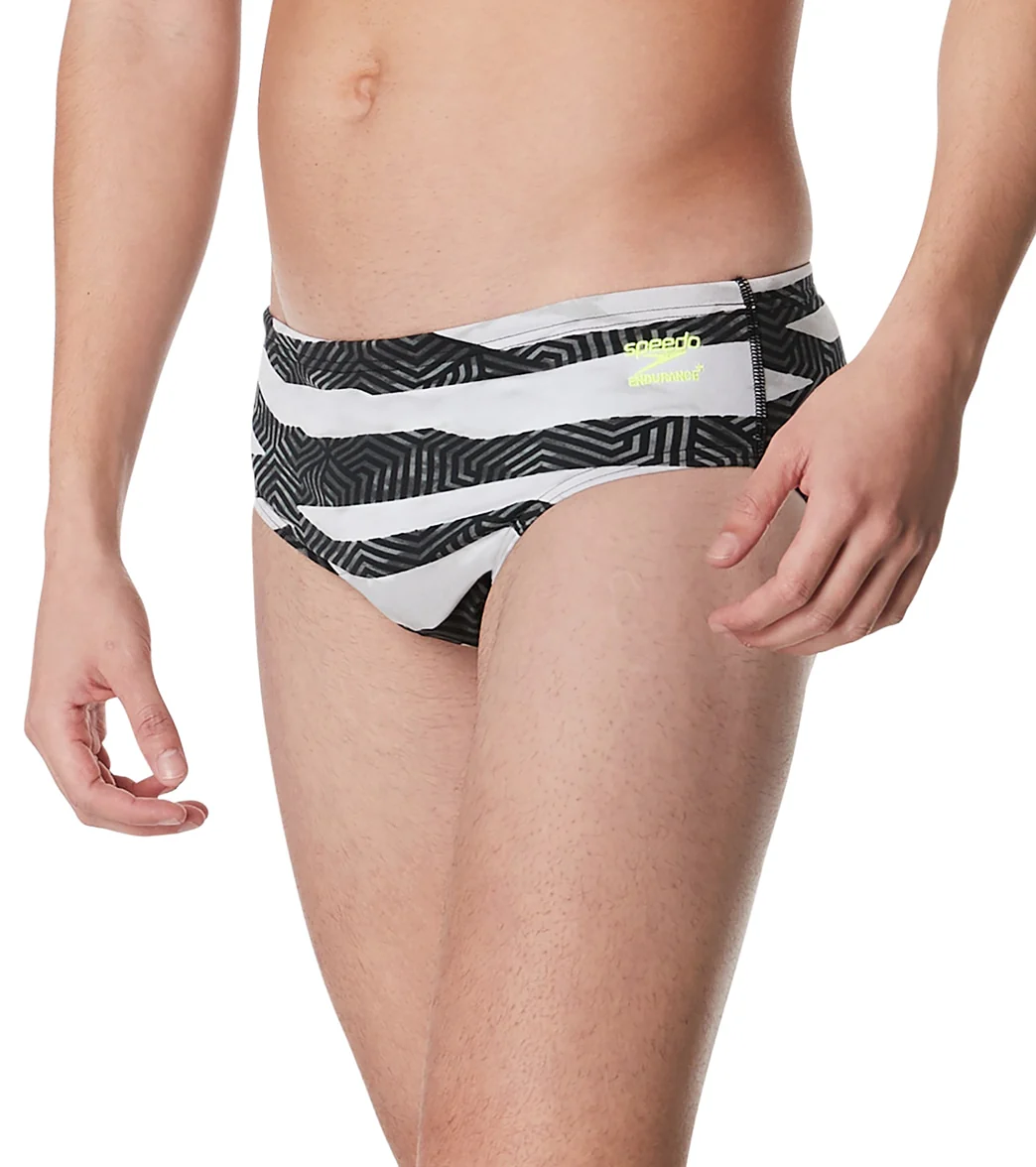 Speedo Men's Contort Stripes Brief Swimsuit - Image 20