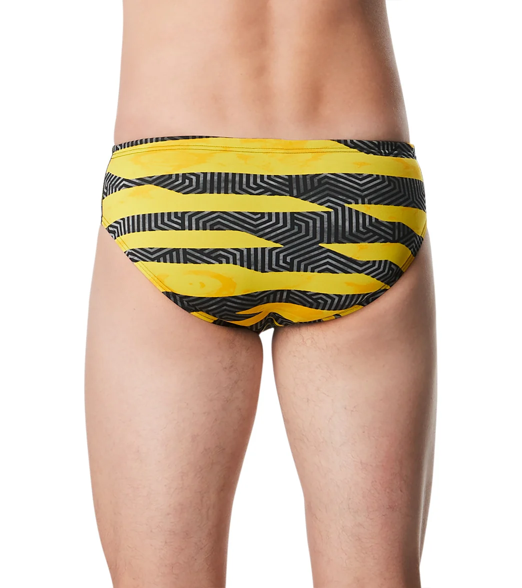 Speedo Men's Contort Stripes Brief Swimsuit - Image 26