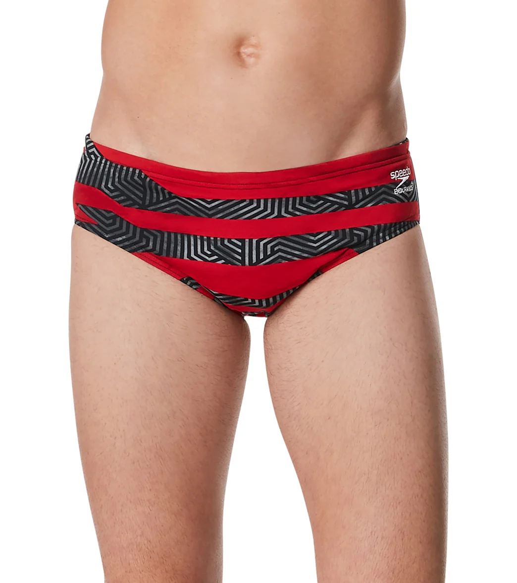 Speedo Men's Contort Stripes Brief Swimsuit - Image 29
