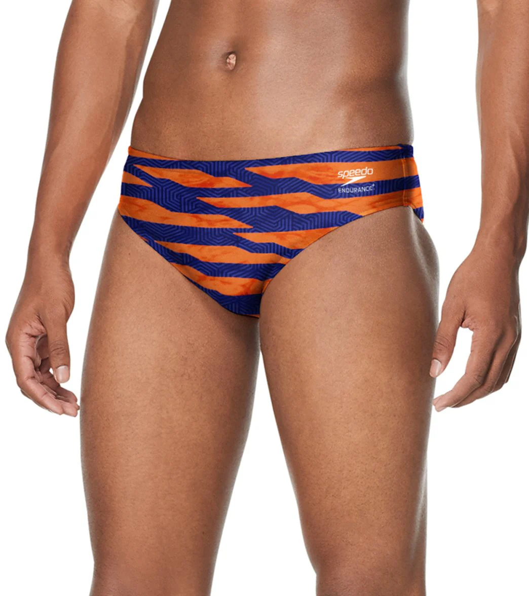 Speedo Men's Contort Stripes Brief Swimsuit - Image 9