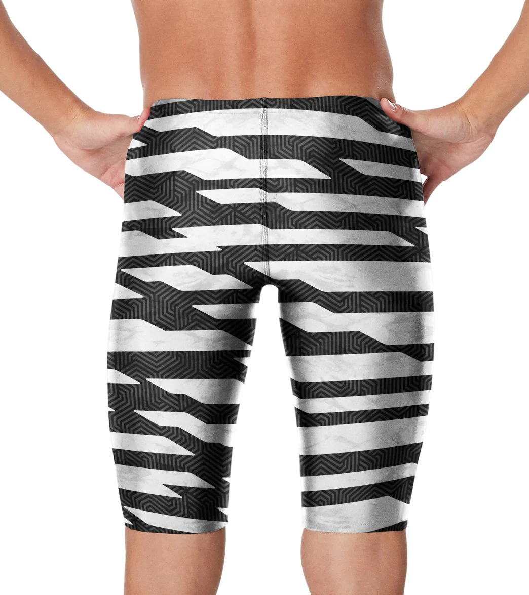 Speedo Men's Contort Stripes Jammer Swimsuit - Image 10