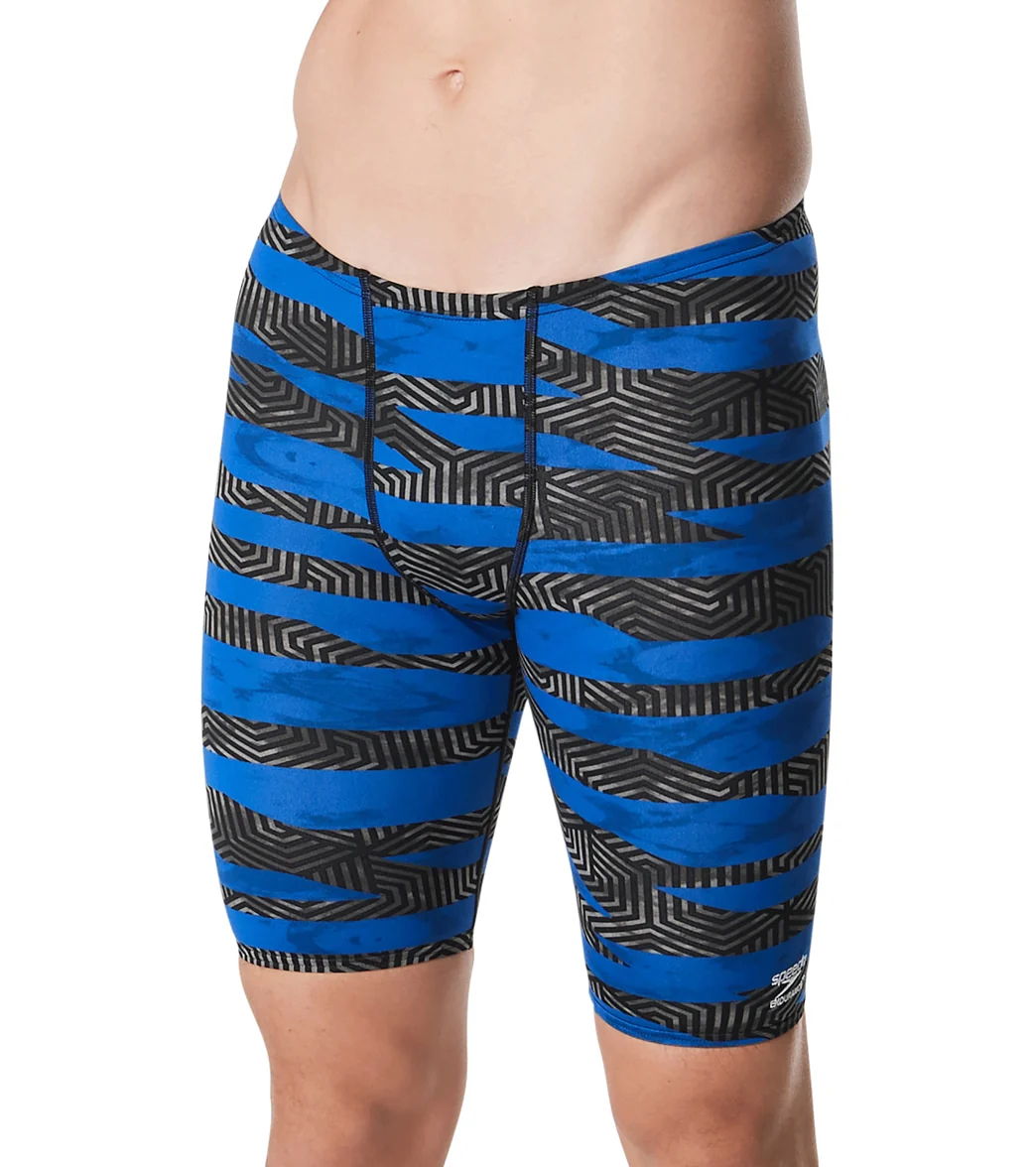 Speedo Men's Contort Stripes Jammer Swimsuit - Image 13