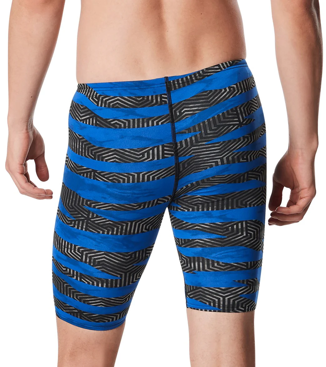 Speedo Men's Contort Stripes Jammer Swimsuit - Image 15