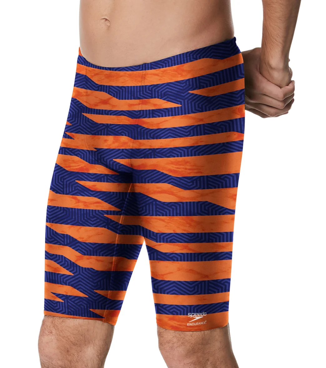 Speedo Men's Contort Stripes Jammer Swimsuit - Image 20