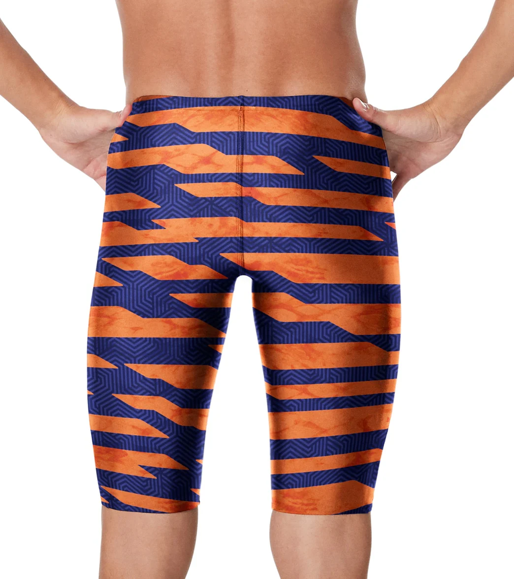 Speedo Men's Contort Stripes Jammer Swimsuit - Image 21