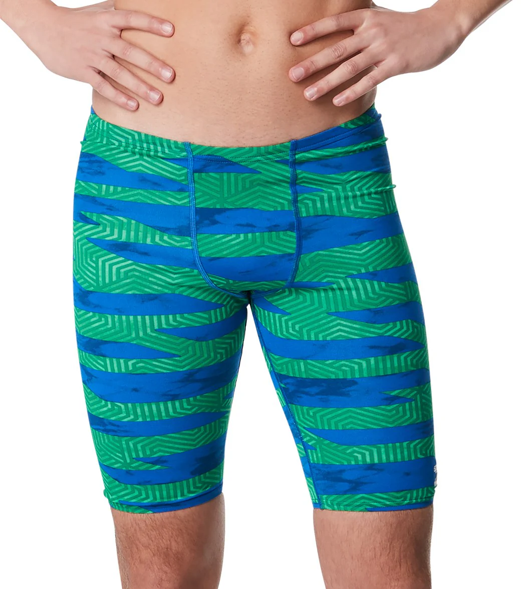 Speedo Men's Contort Stripes Jammer Swimsuit - Image 24