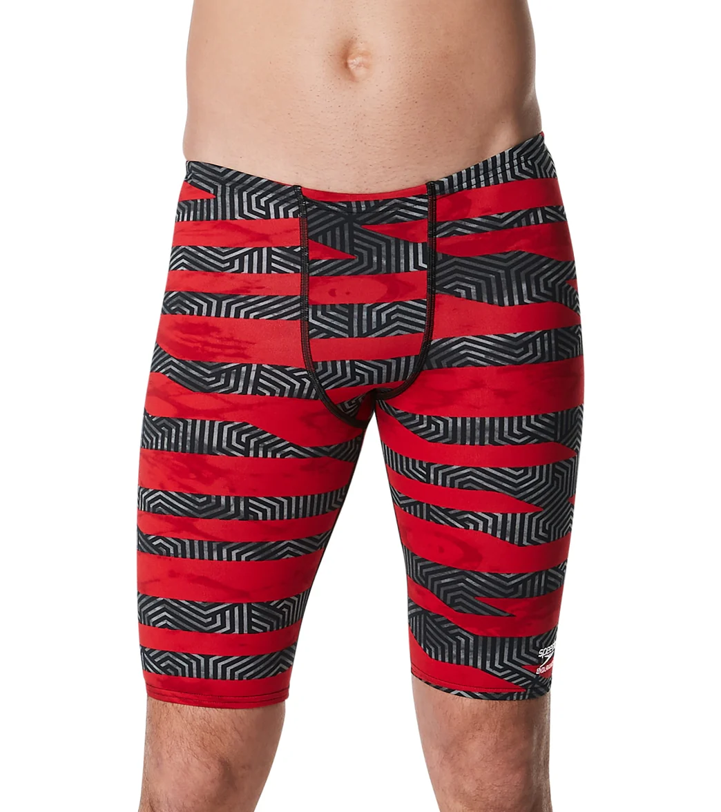 Speedo Men's Contort Stripes Jammer Swimsuit - Image 29