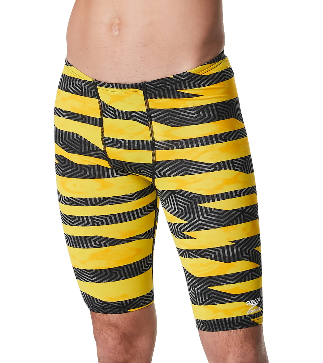 Speedo Men's Contort Stripes Jammer Swimsuit - Image 3