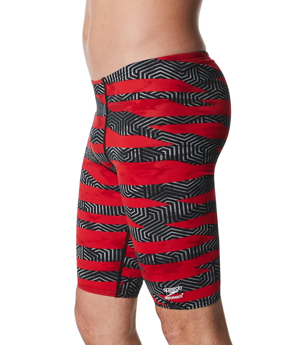 Speedo Men's Contort Stripes Jammer Swimsuit - Image 30