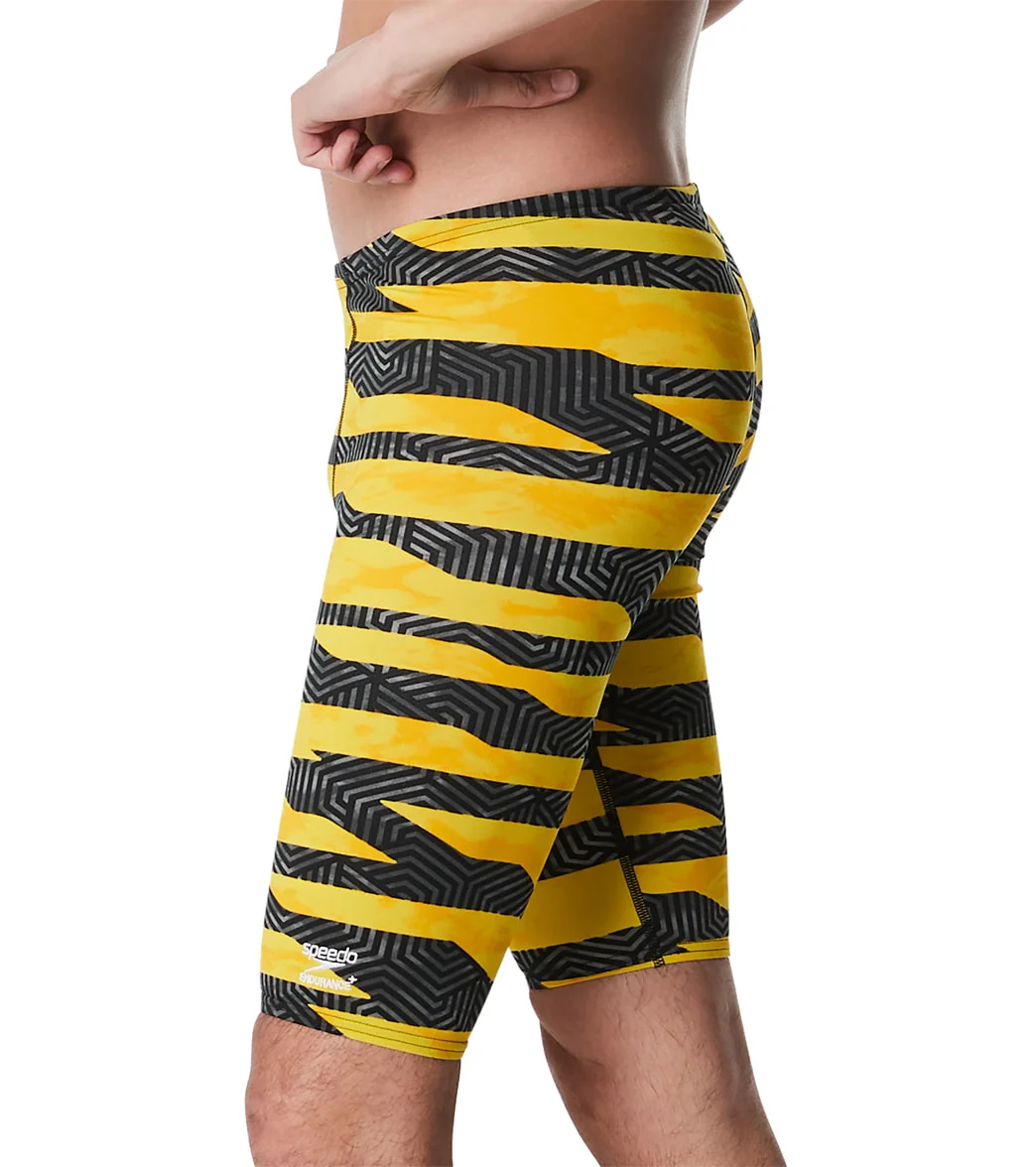 Speedo Men's Contort Stripes Jammer Swimsuit - Image 4