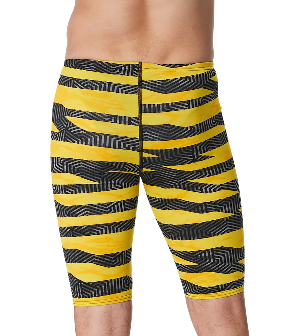 Speedo Men's Contort Stripes Jammer Swimsuit - Image 5