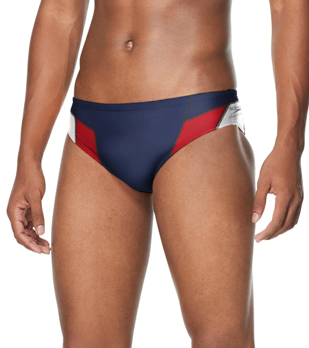 Speedo Men's Edge Splice Brief Swimsuit - Image 2