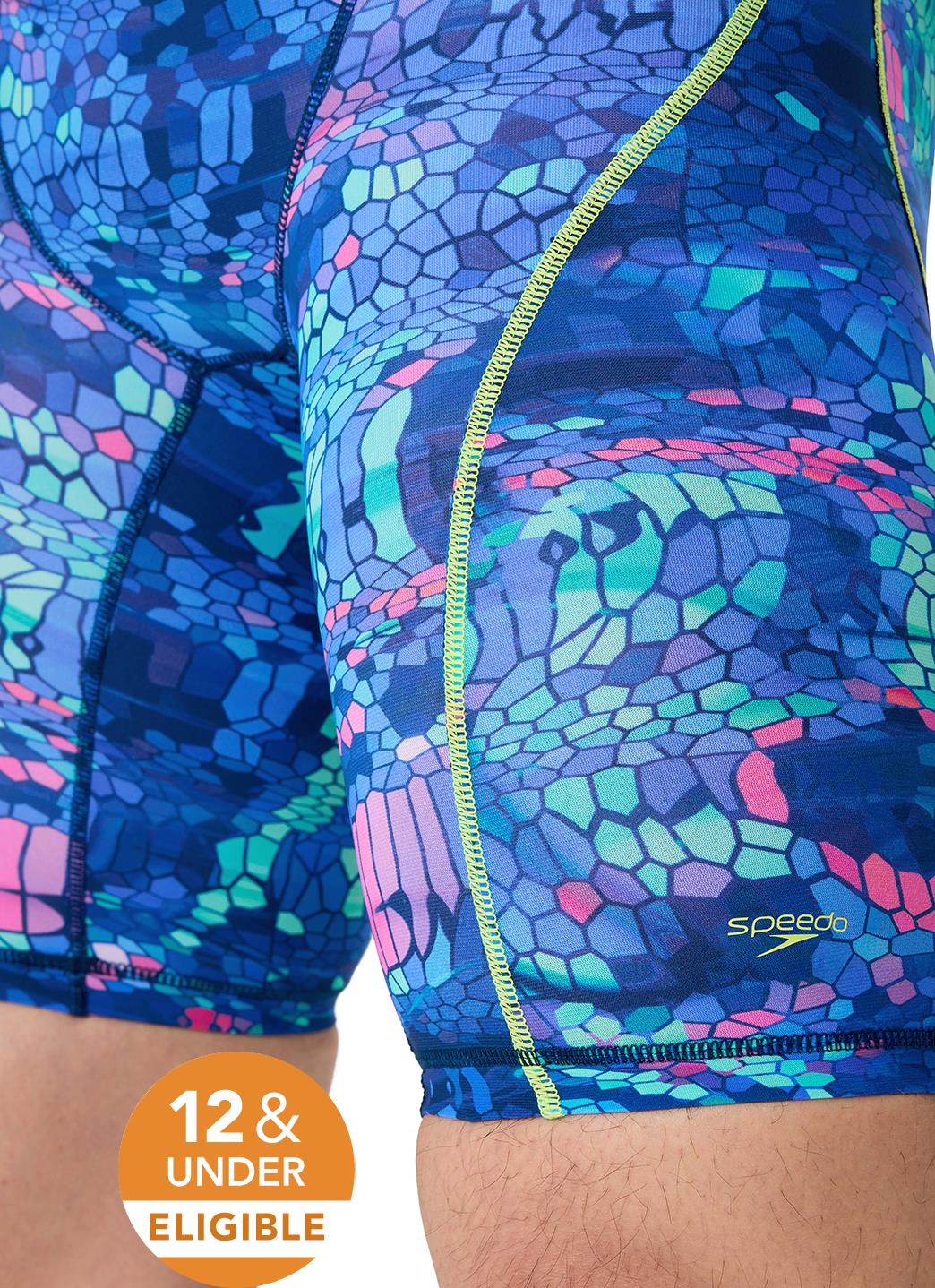 Speedo Men's Fastskin Printed Hyperspark Jammer Tech Suit Swimsuit - Image 14