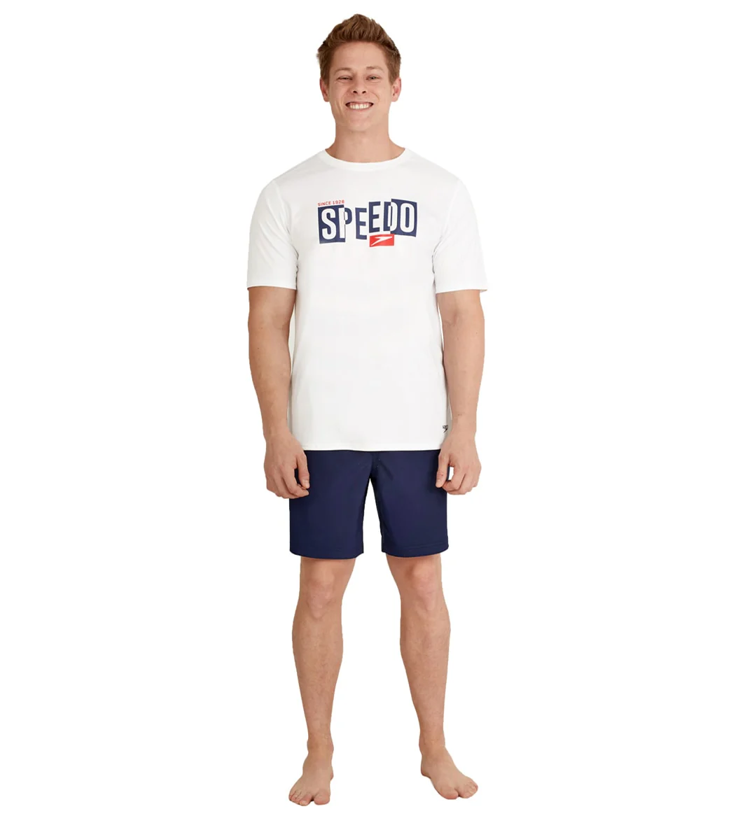 Speedo Men's Graphic Short Sleeve Swim Shirt - Image 4