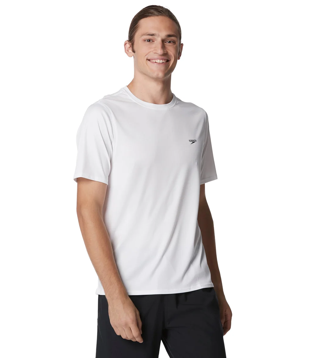 Speedo Men's Graphic Short Sleeve Swim Shirt - Image 5