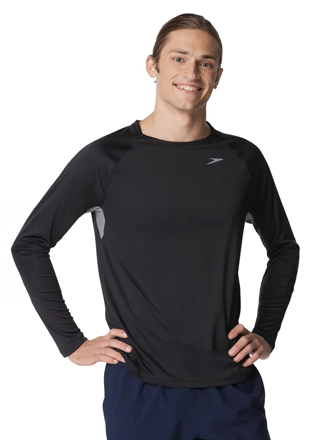Speedo Men's Long Sleeve Swim Shirt - Image 2