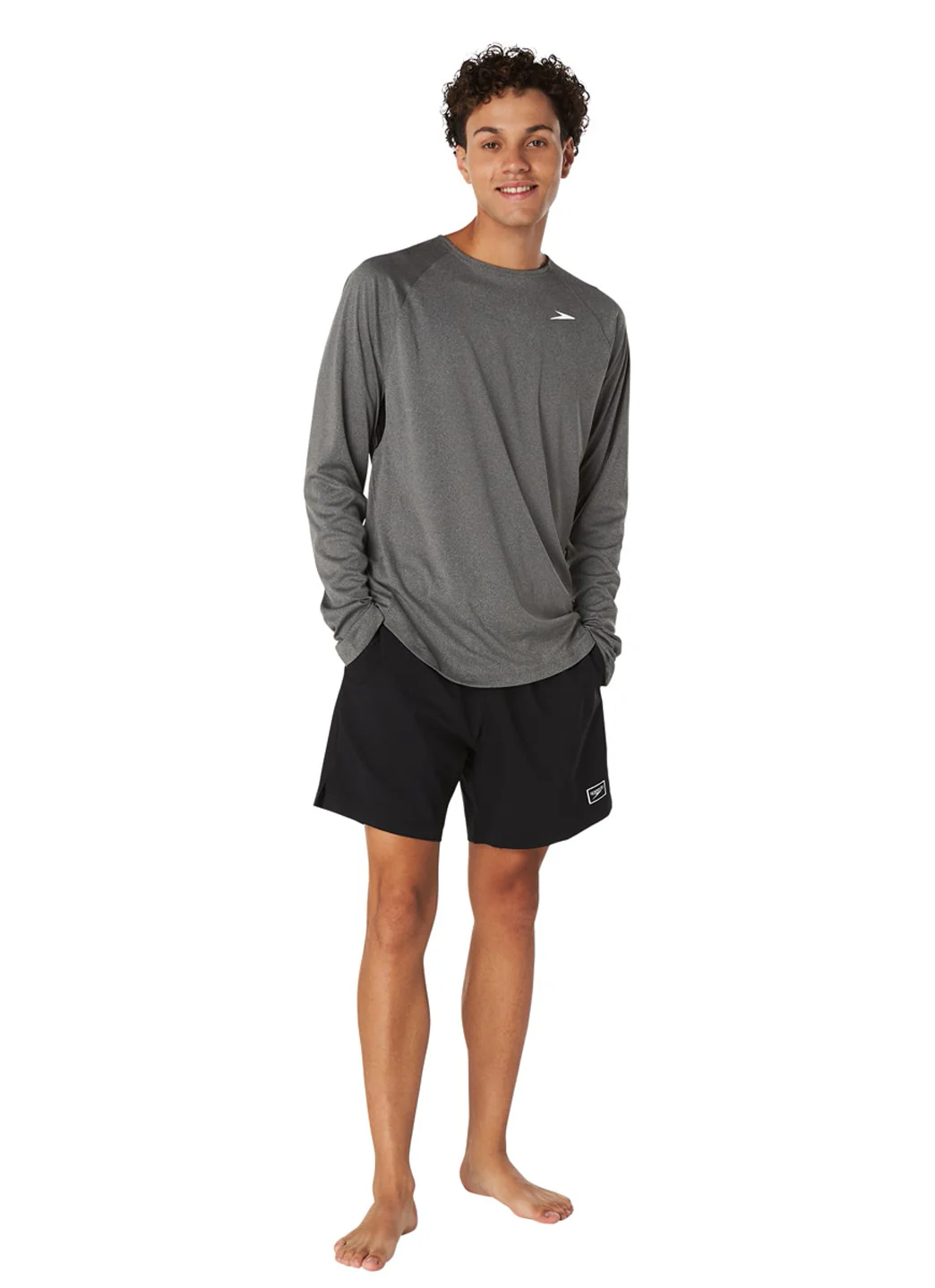 Speedo Men's Long Sleeve Swim Shirt - Image 29