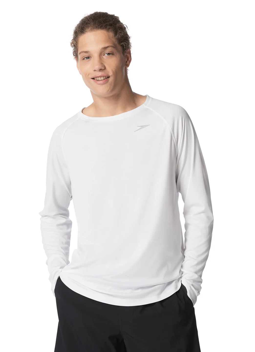 Speedo Men's Long Sleeve Swim Shirt - Image 45