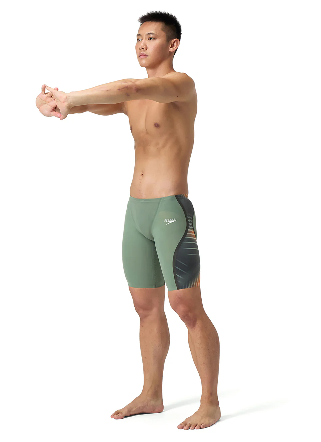Speedo Men's LZR Intent 2.0 Printed Jammer Tech Suit Swimsuit - Image 6