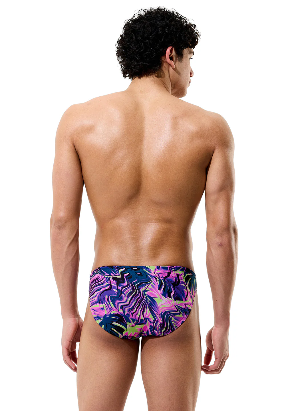 Speedo Men's Printed Brief Swimsuit - Image 4