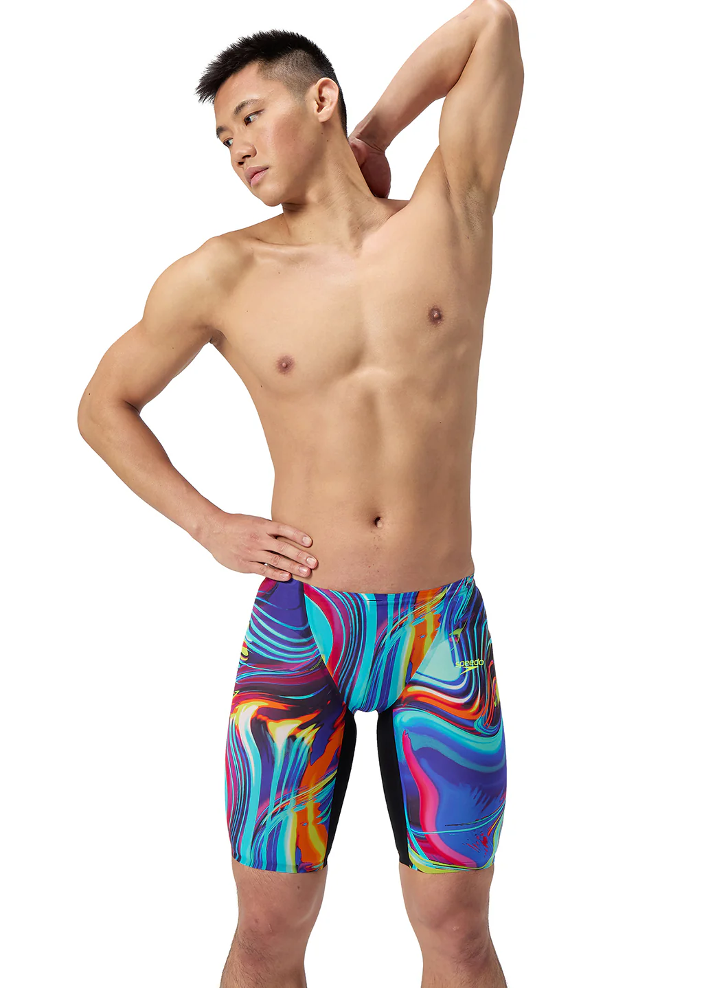Speedo Men's Printed LZR Valor 2.0 Jammer Tech Suit Swimsuit - Image 2