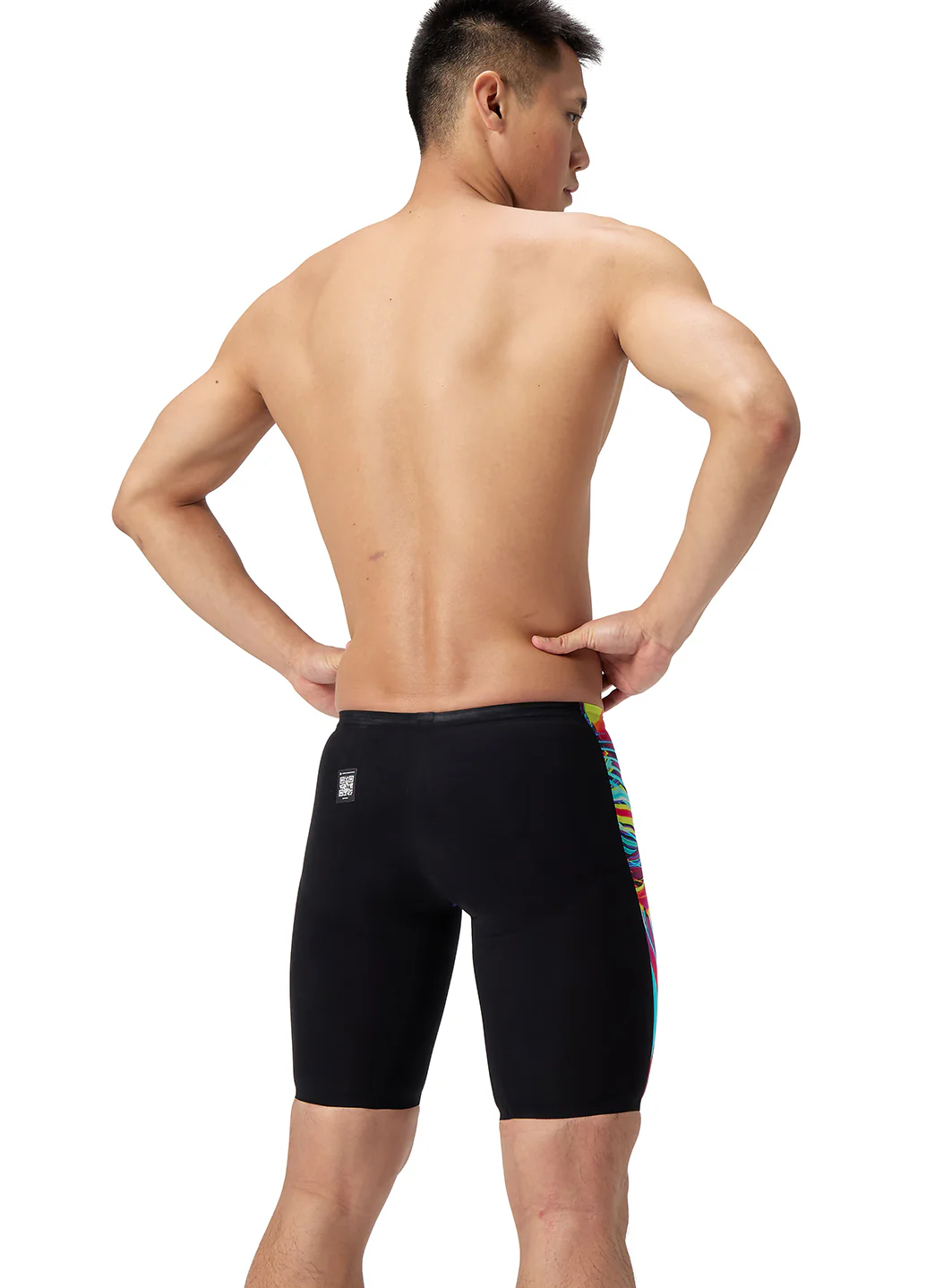 Speedo Men's Printed LZR Valor 2.0 Jammer Tech Suit Swimsuit - Image 4