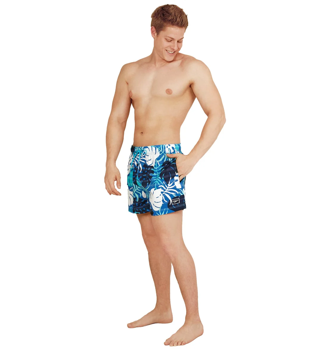 Speedo Men's Printed Redondo 14" Swim Trunks - Image 4