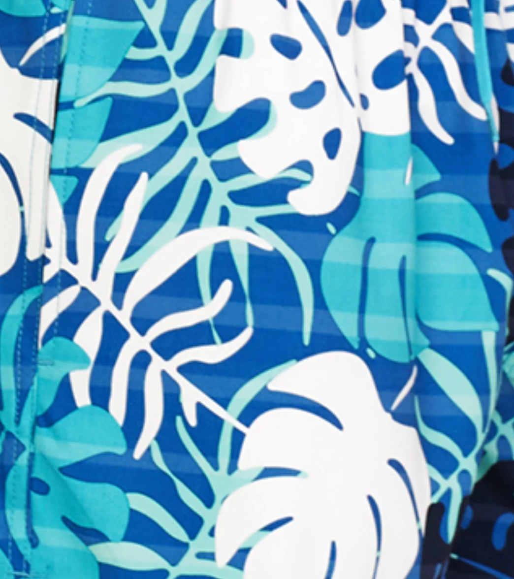 Speedo Men's Printed Redondo 14" Swim Trunks - Image 5