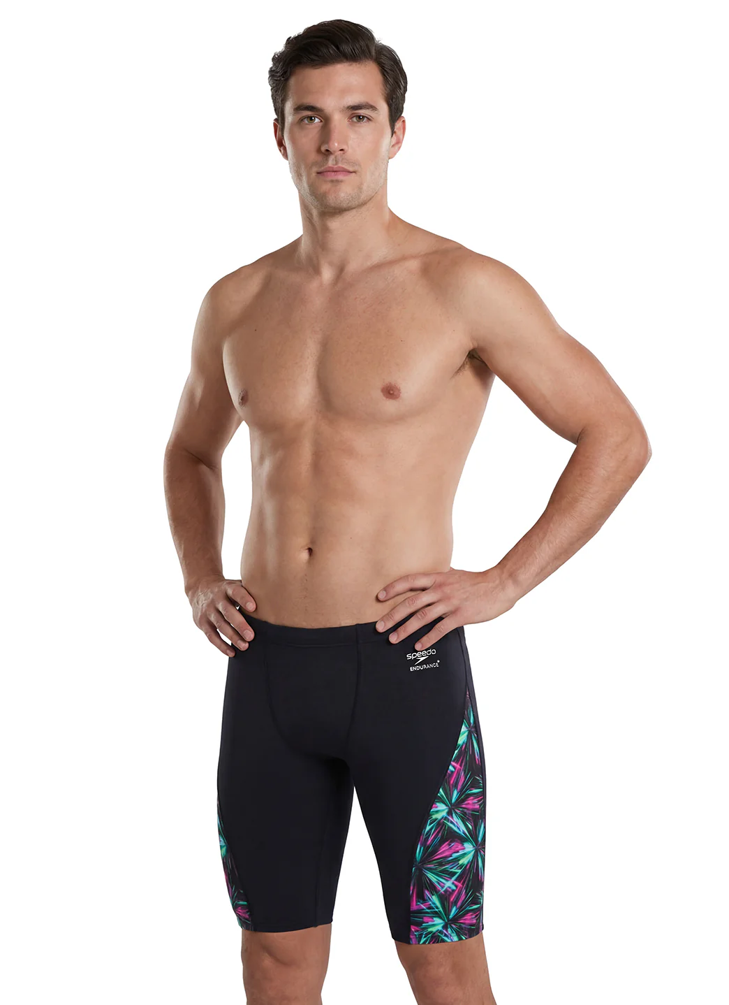 Speedo Men's Printed Splice Jammer Swimsuit - Image 11
