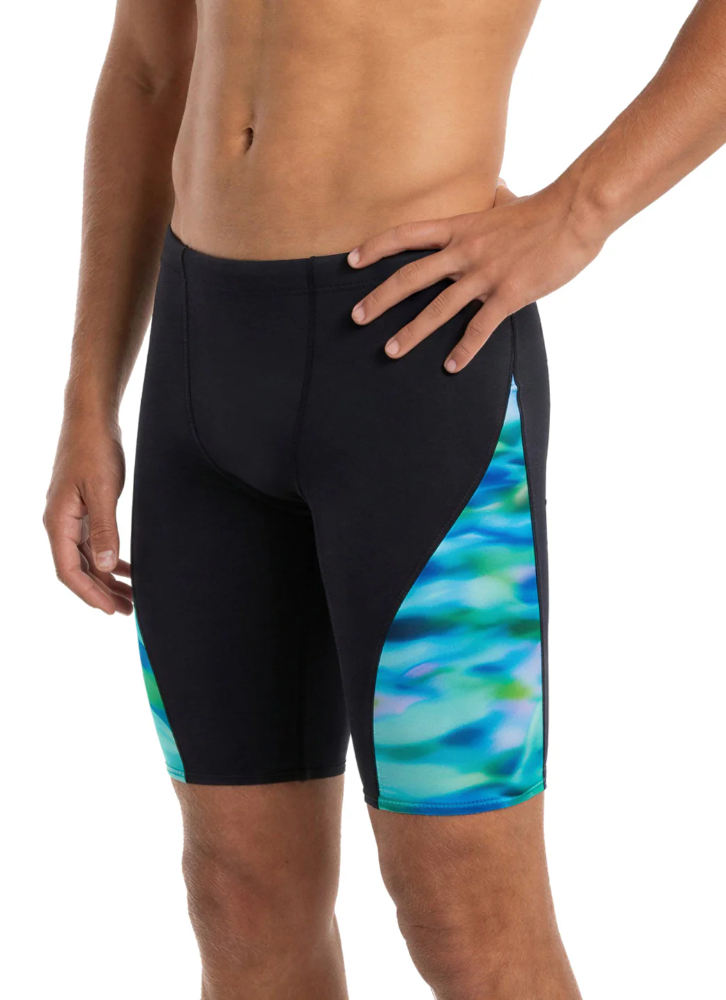 Speedo Men's Printed Splice Jammer Swimsuit - Image 9