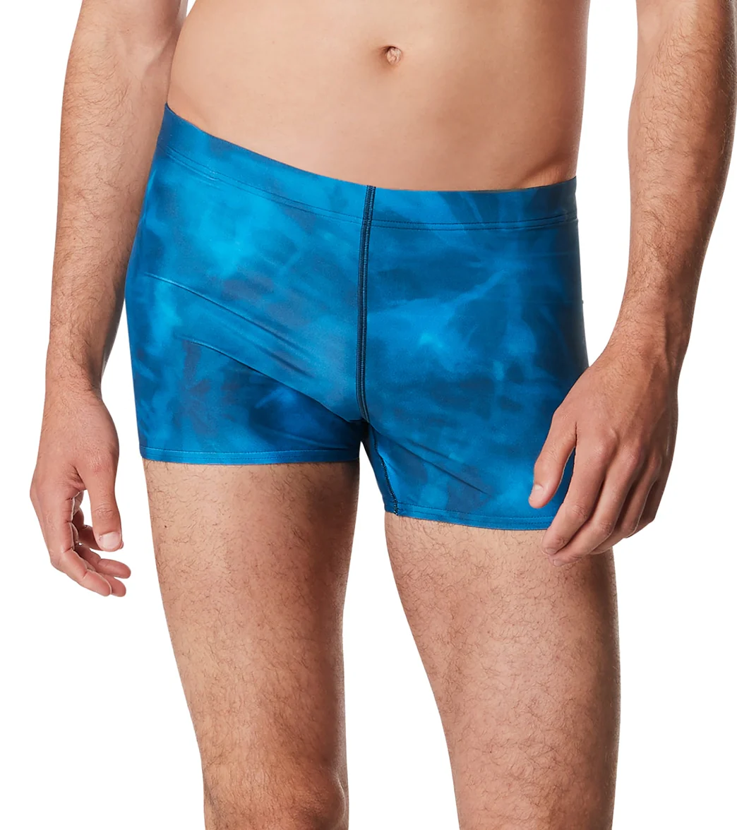 Speedo Men's Printed Square Leg Swimsuit