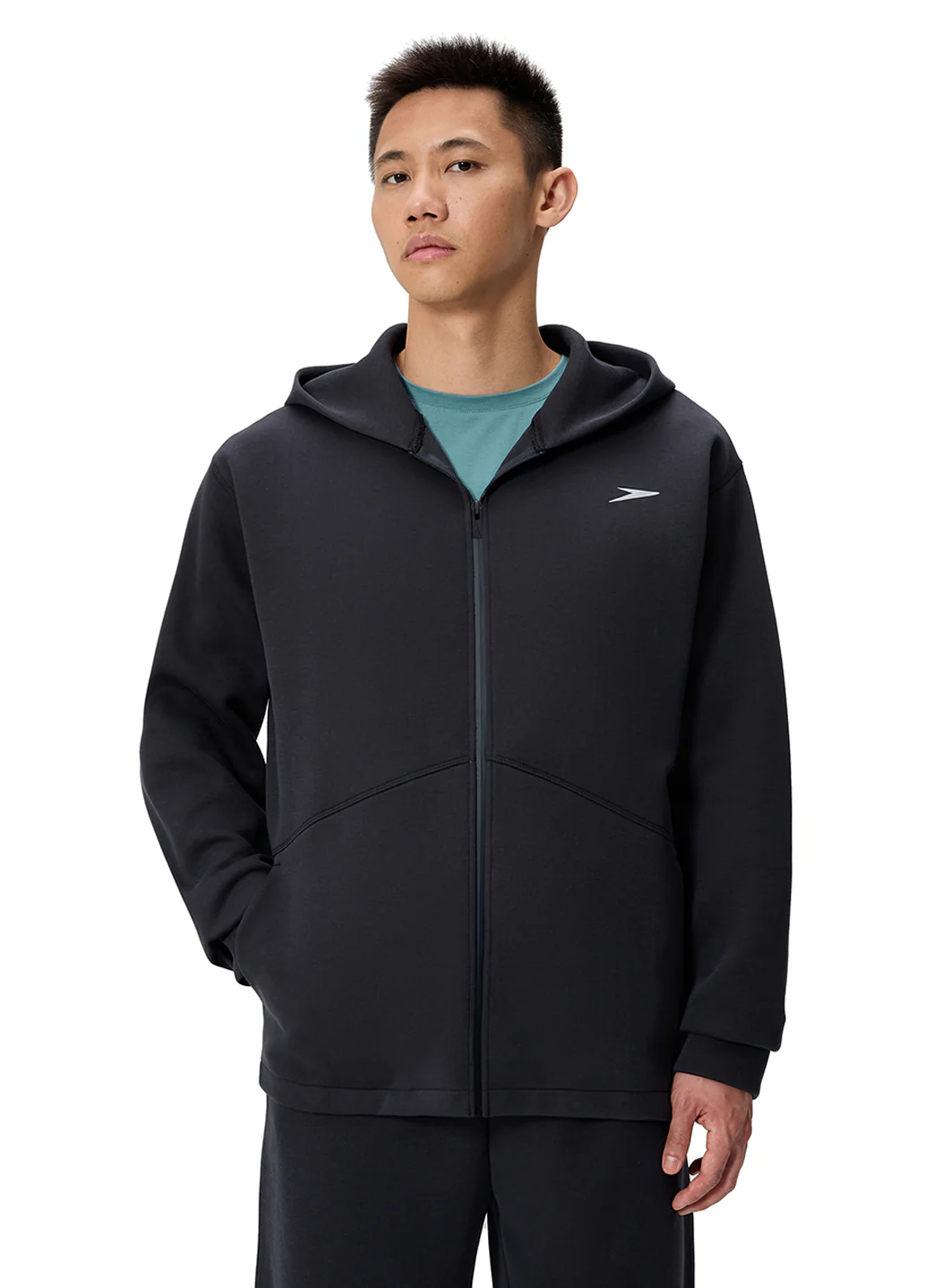 Speedo Men's Pro Fleece Full Zip Hoodie - Image 3