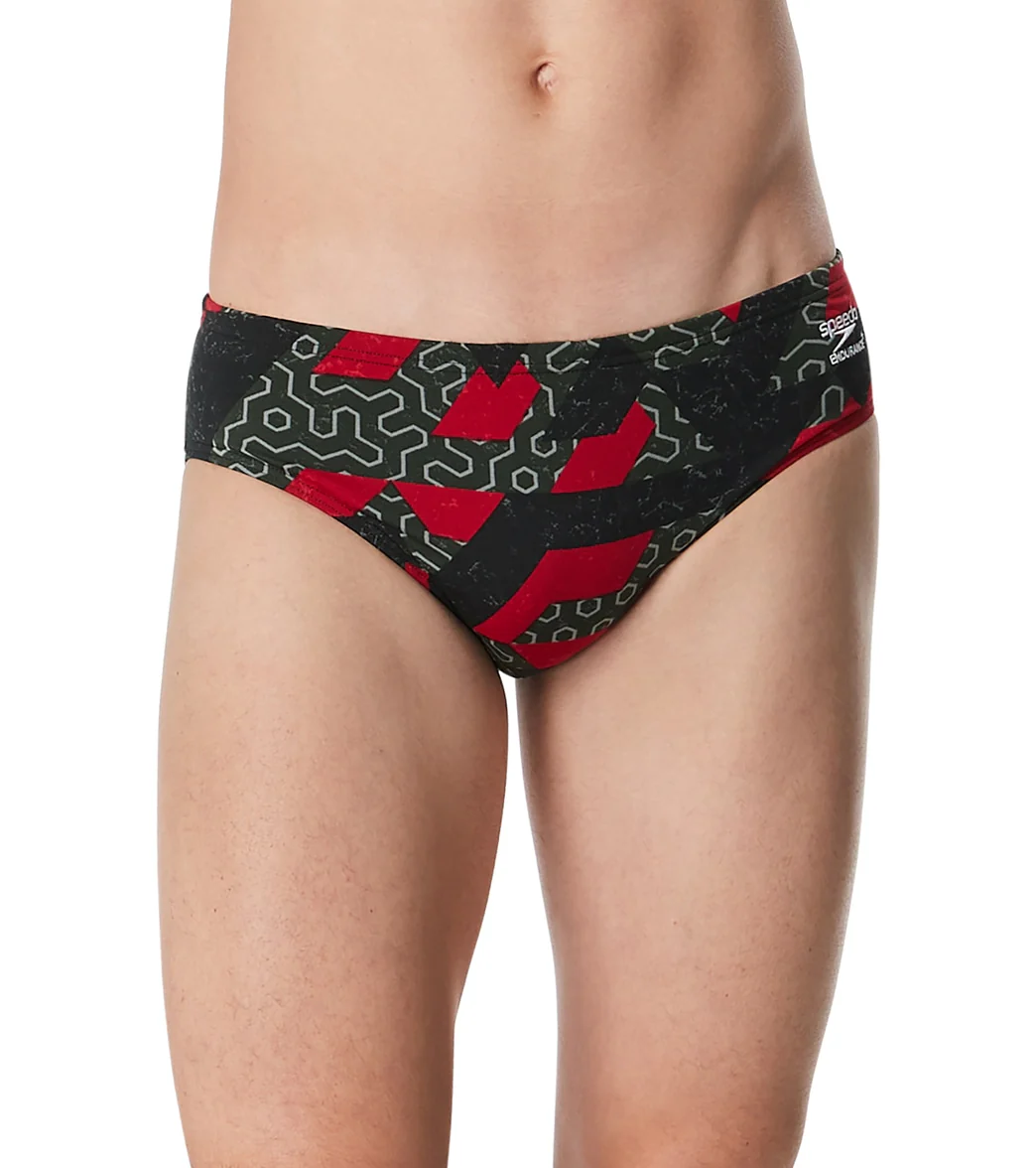 Speedo Men's Ruse Blocks Brief Swimsuit - Image 13