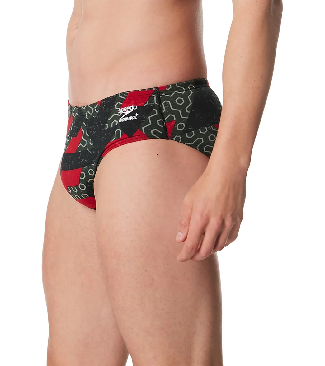 Speedo Men's Ruse Blocks Brief Swimsuit - Image 14