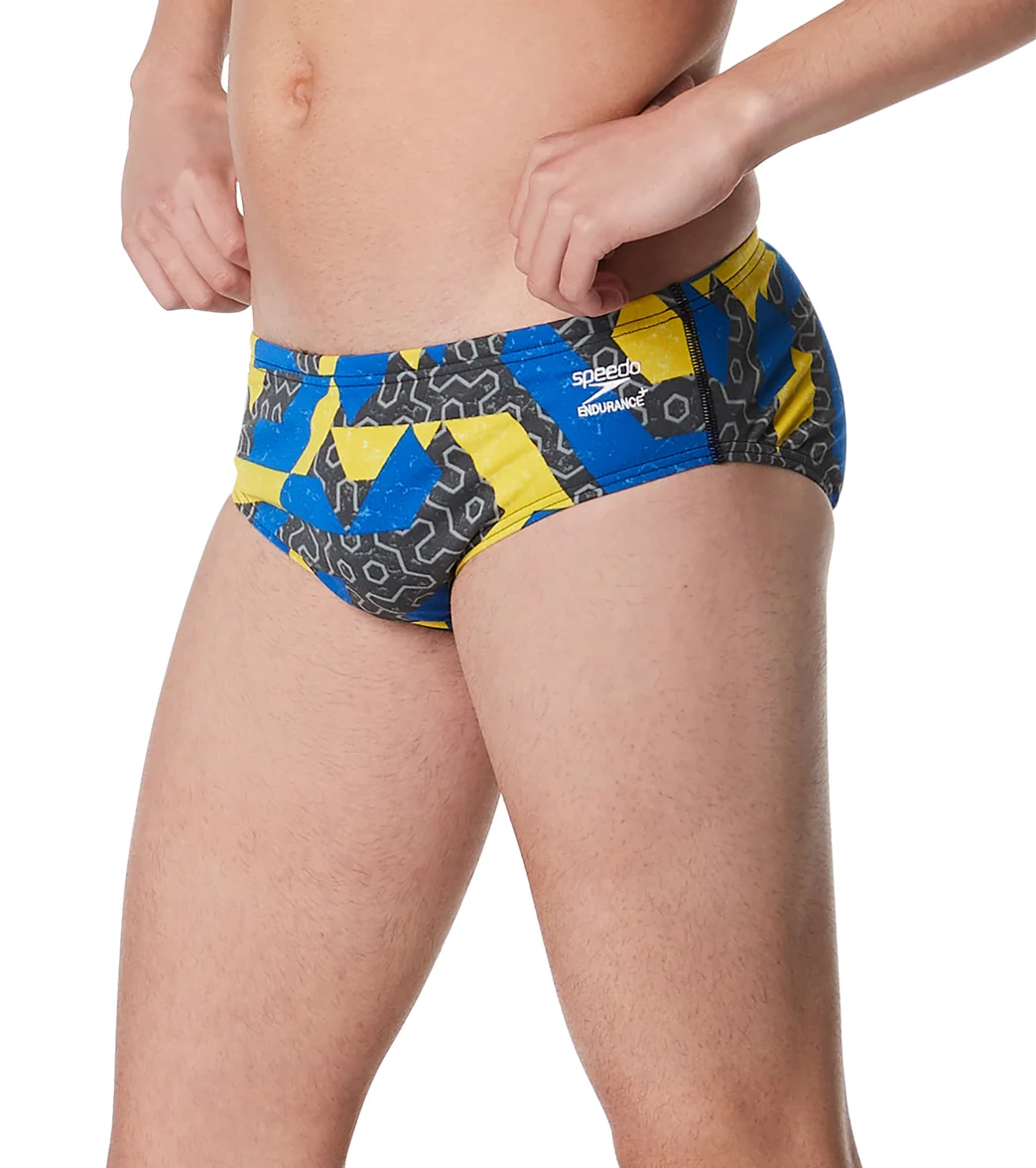 Speedo Men's Ruse Blocks Brief Swimsuit - Image 19