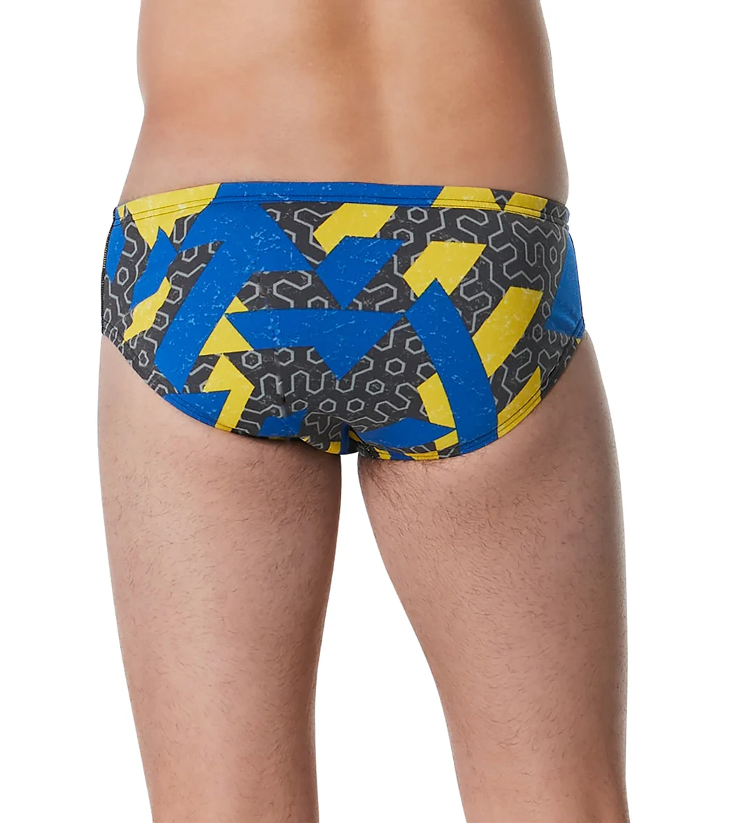 Speedo Men's Ruse Blocks Brief Swimsuit - Image 20