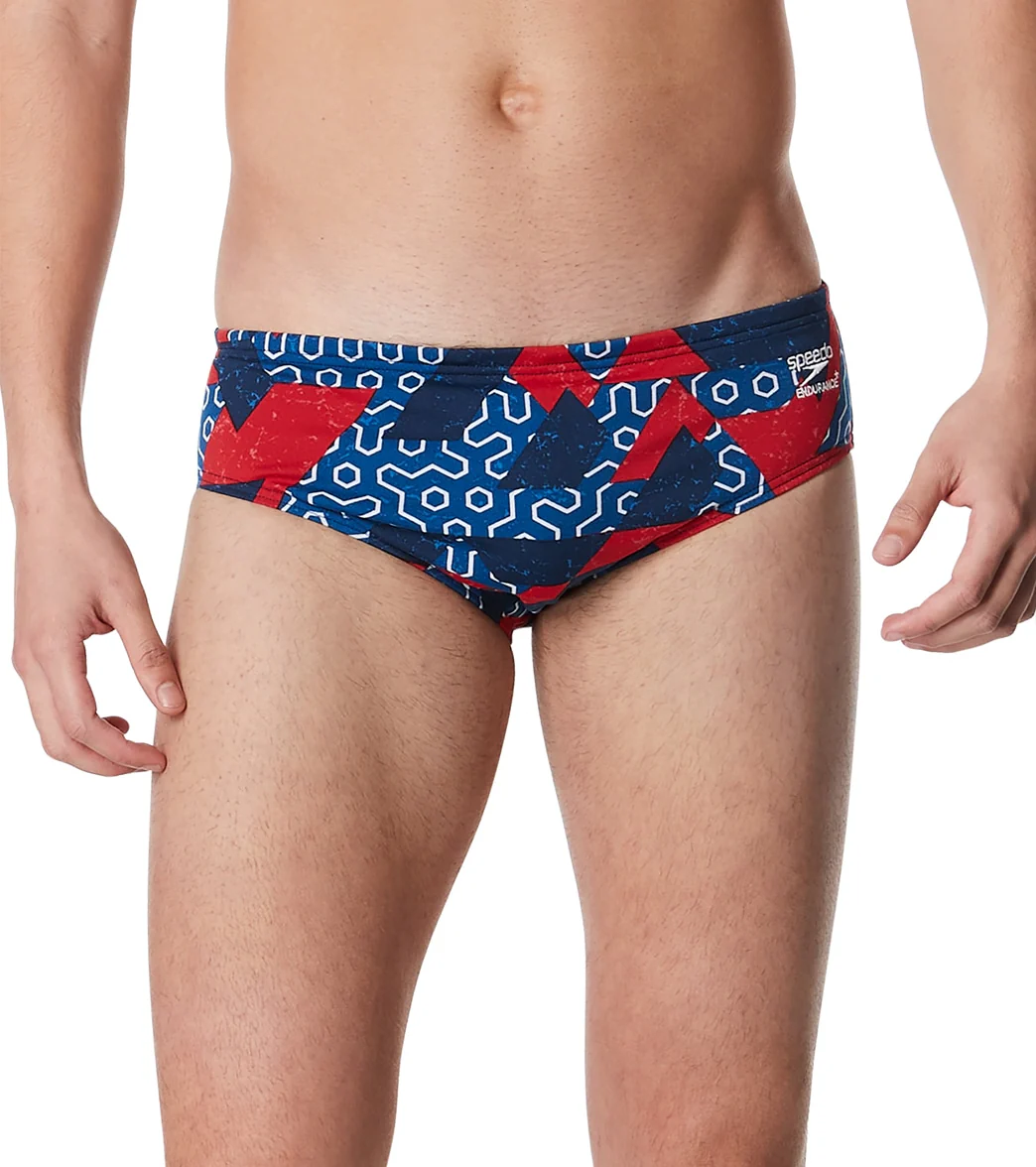Speedo Men's Ruse Blocks Brief Swimsuit - Image 33
