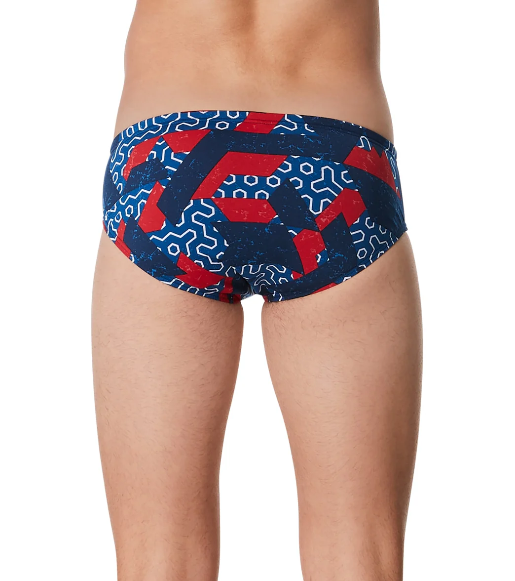 Speedo Men's Ruse Blocks Brief Swimsuit - Image 36