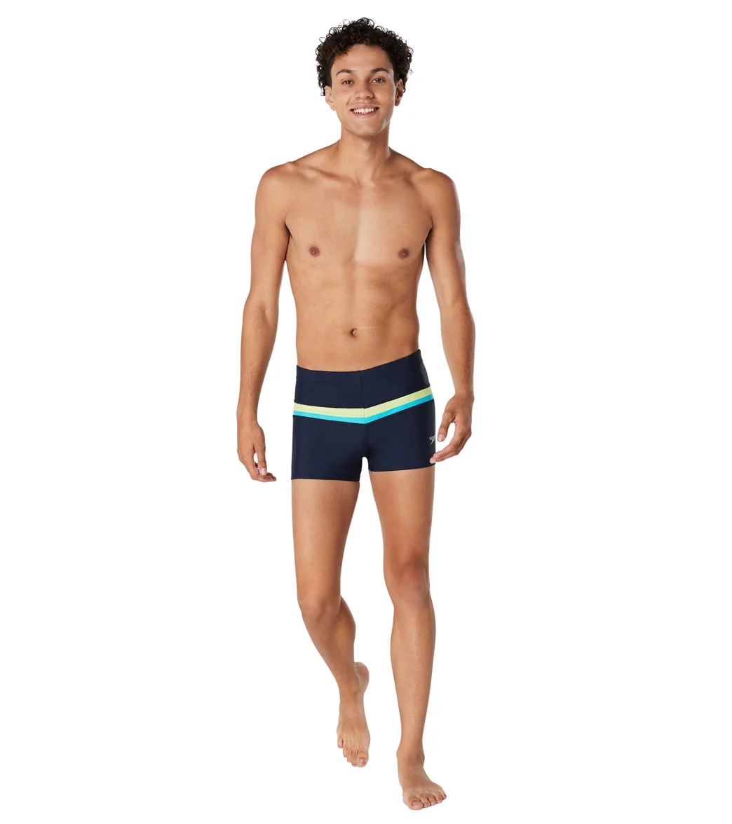 Speedo Men's Splice Square Leg Swimsuit - Image 10