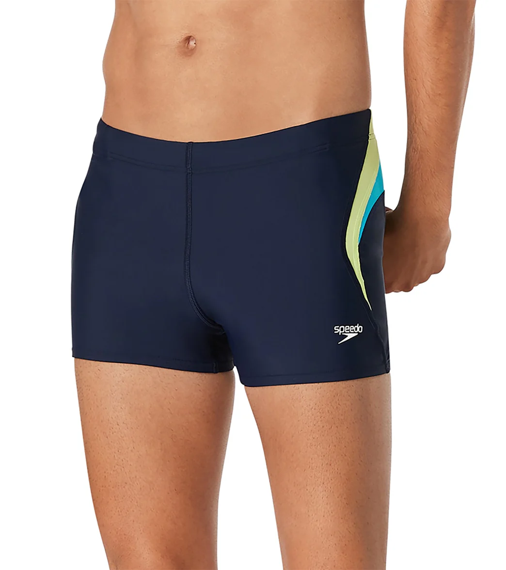 Speedo Men's Splice Square Leg Swimsuit - Image 13