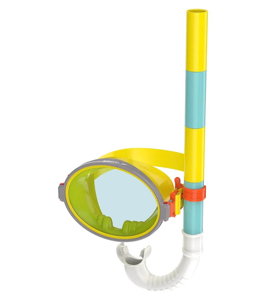 Speedo Unisex Lido Mask & Snorkle Set - Image 10