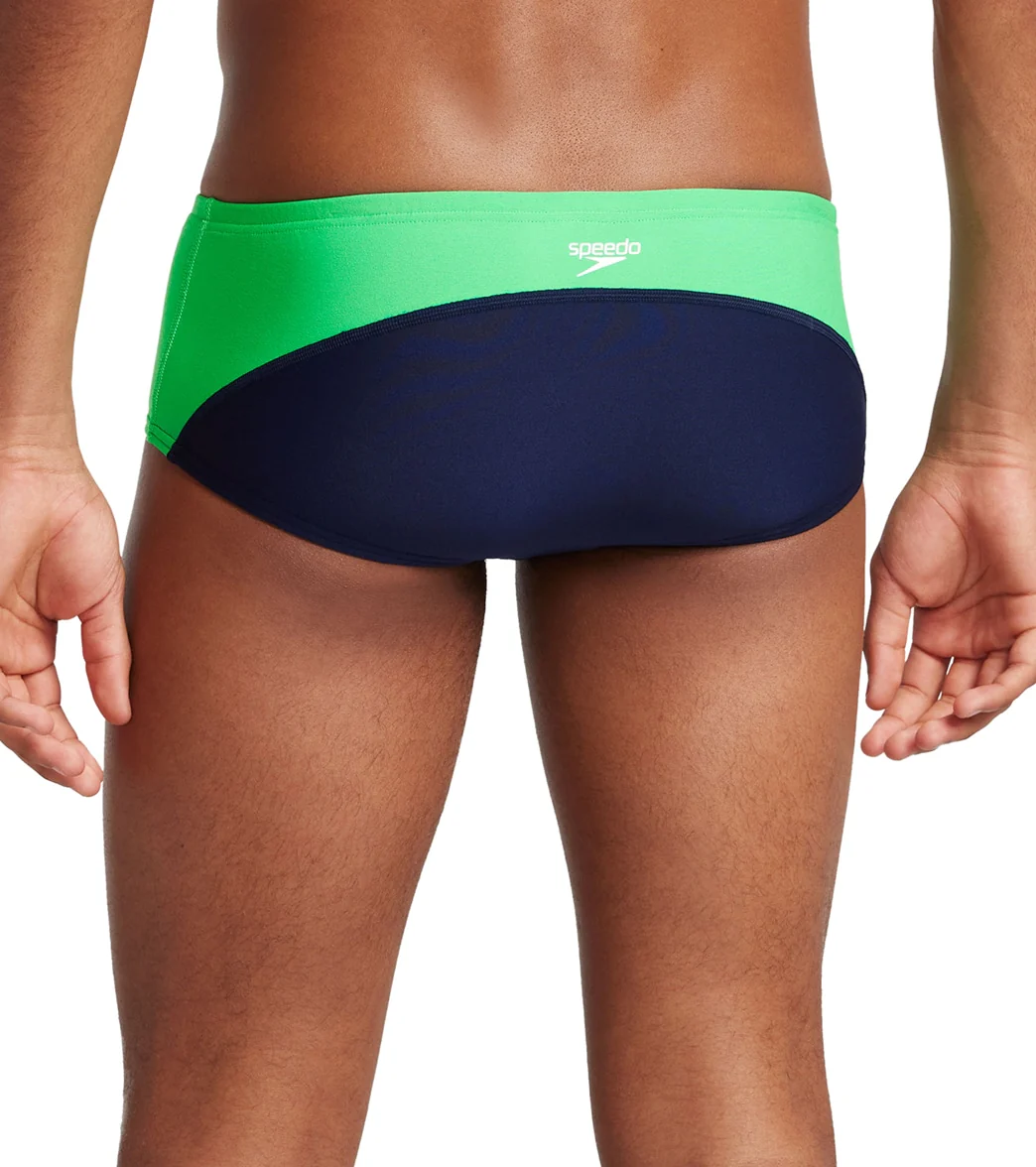 Speedo Vibe Men's Colorblock Euro Brief Swimsuit - Image 3