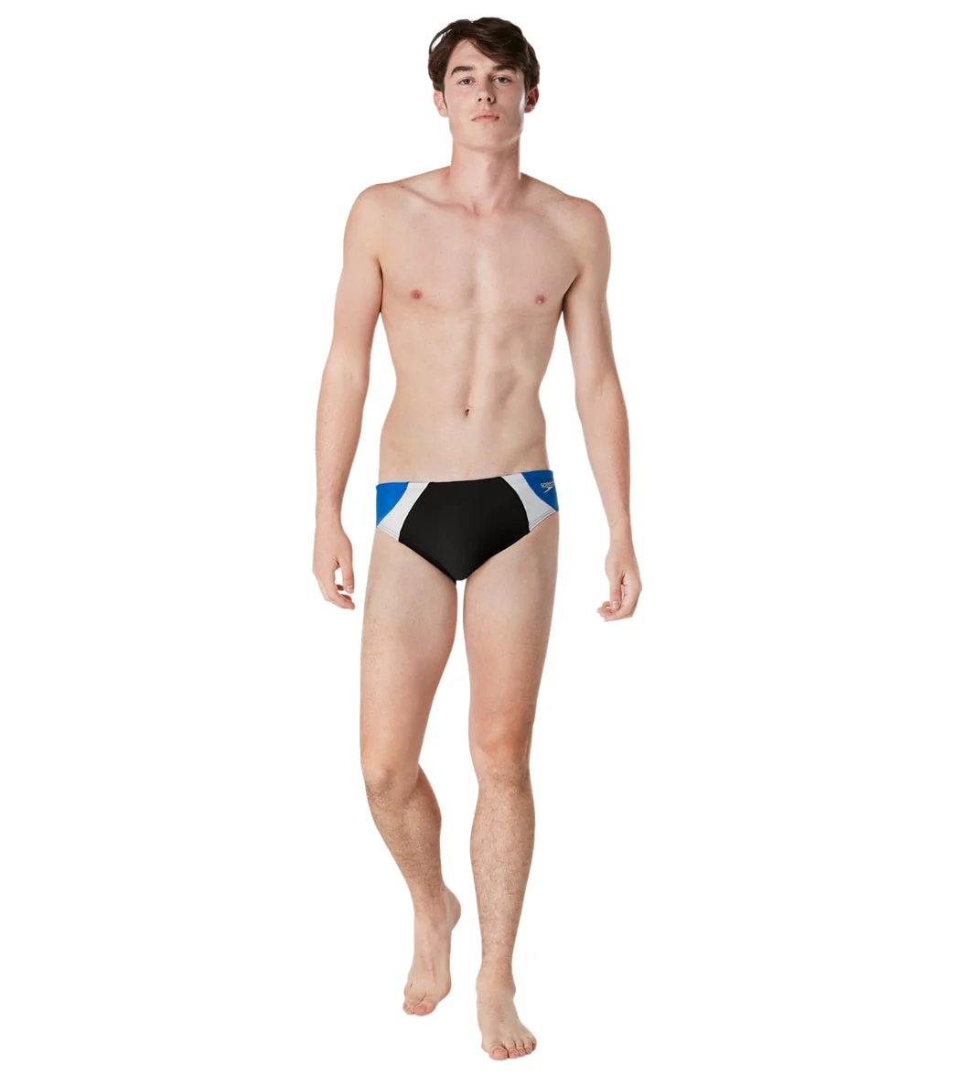 Speedo Vibe Men's Dual Colorblock One Brief Swimsuit - Image 10