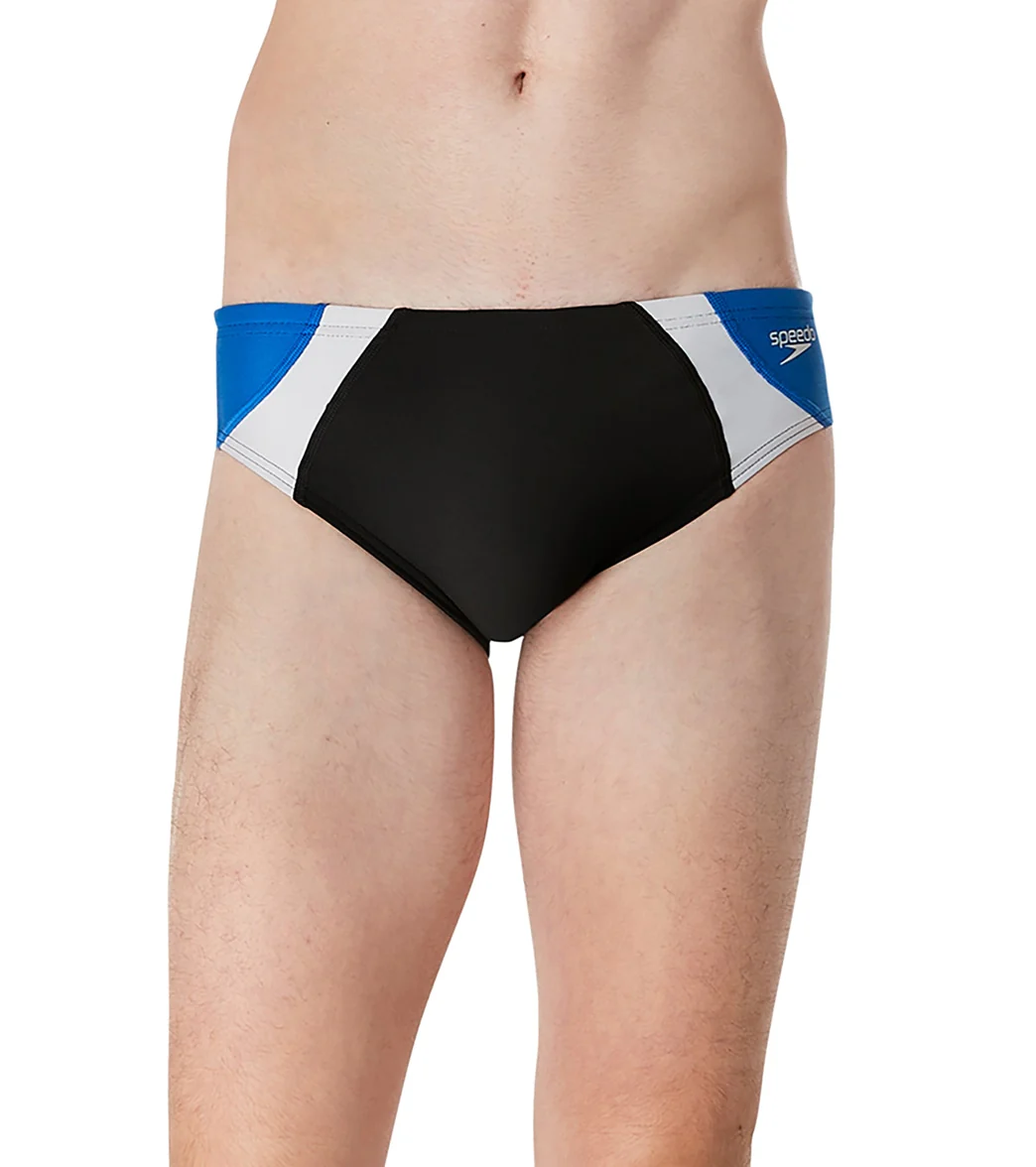 Speedo Vibe Men's Dual Colorblock One Brief Swimsuit - Image 12